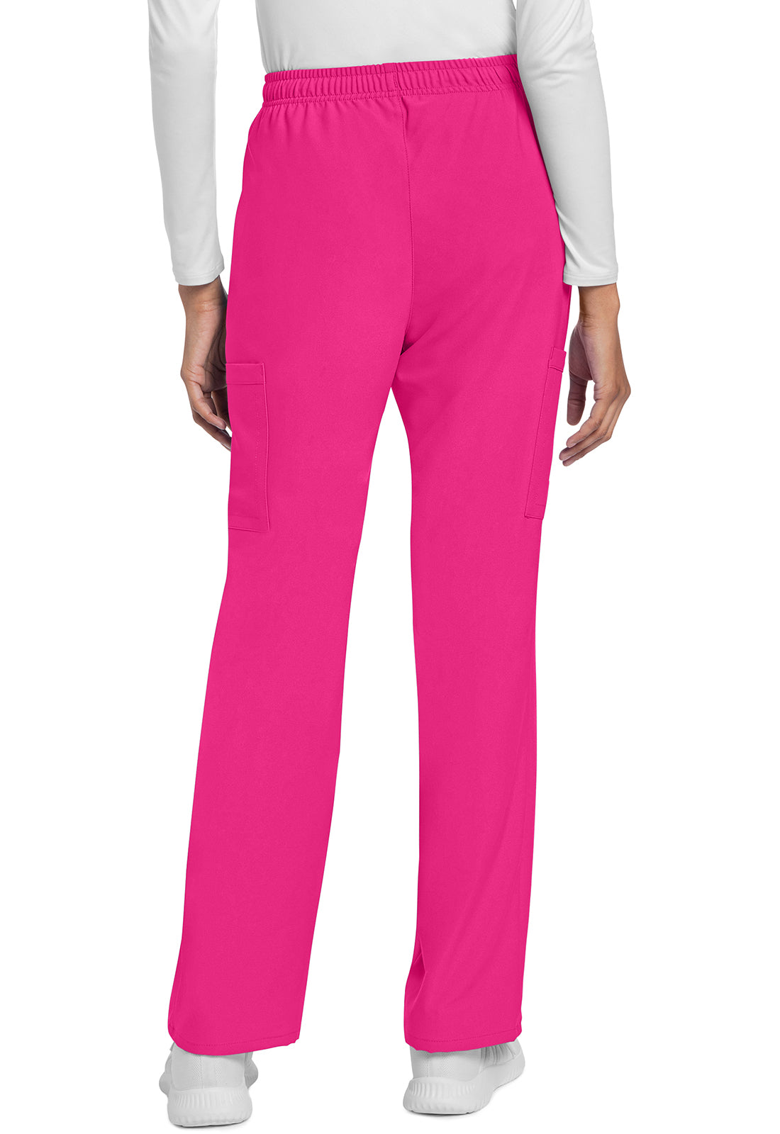 Cherokee Rechte broek met middelhoge taille en elastische tailleband met trekkoord CKE272A
