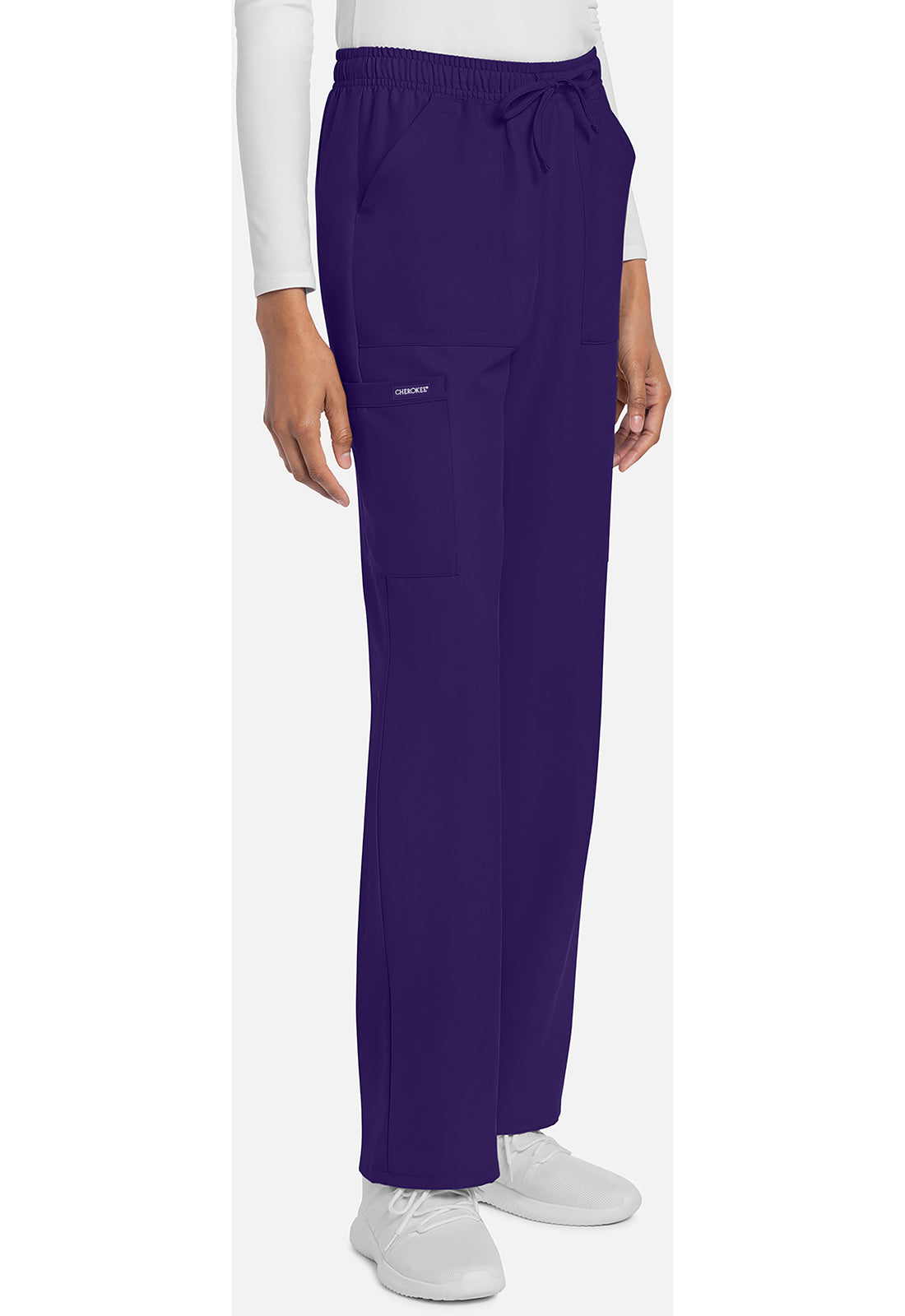 Cherokee Rechte broek met middelhoge taille en elastische tailleband met trekkoord CKE272A