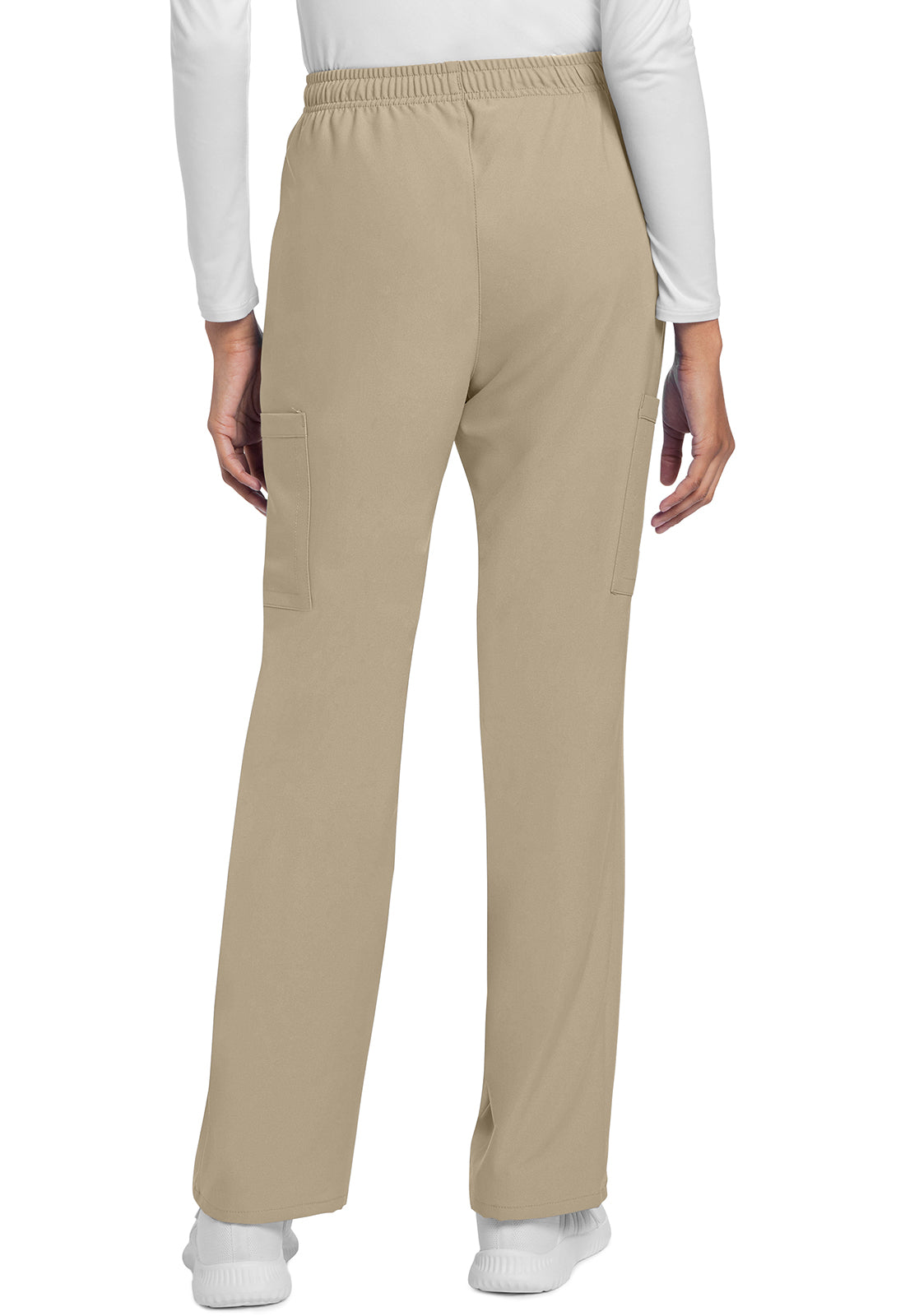 Cherokee Rechte broek met middelhoge taille en elastische tailleband met trekkoord CKE272A