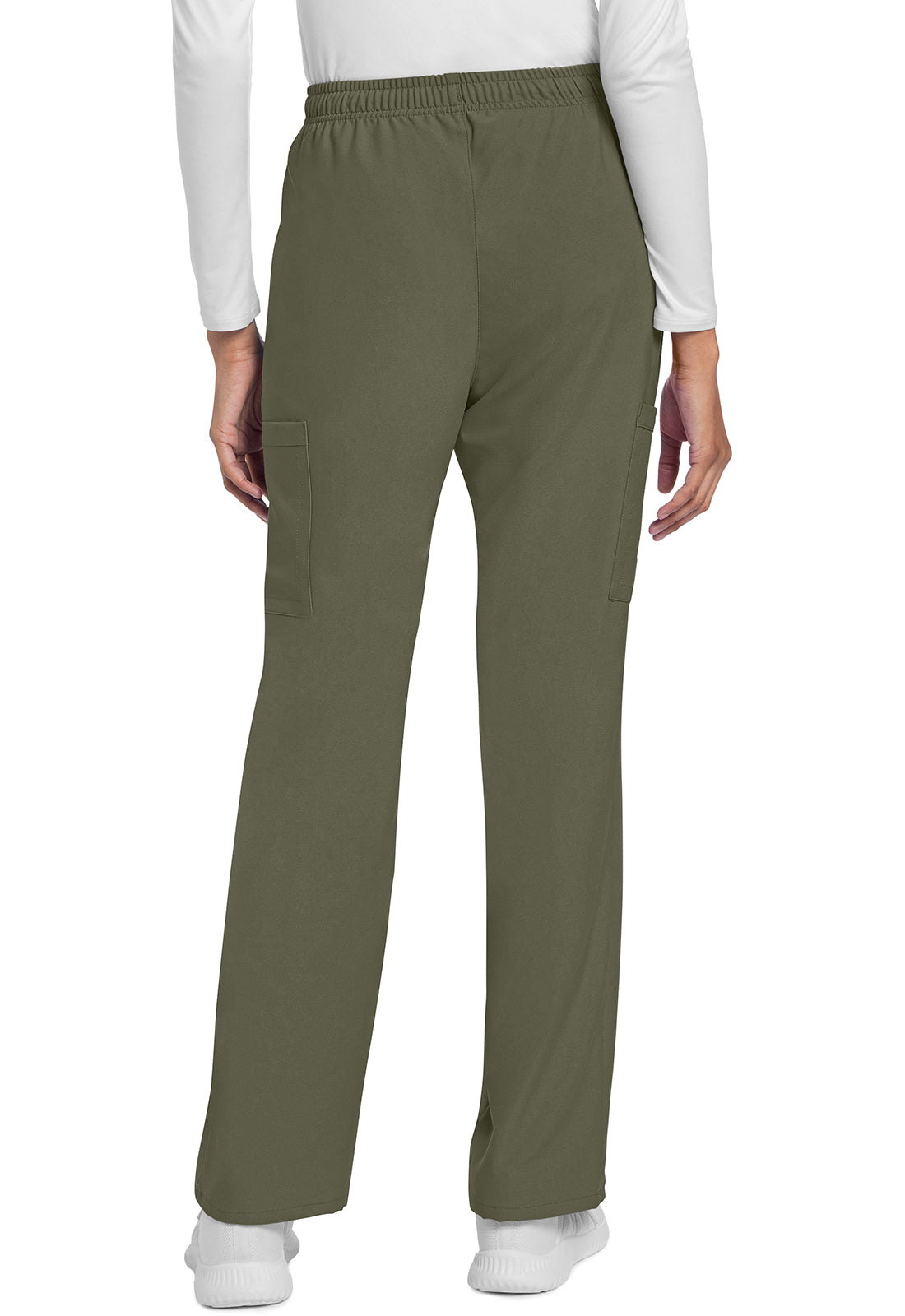 Cherokee Rechte broek met middelhoge taille en elastische tailleband met trekkoord CKE272A
