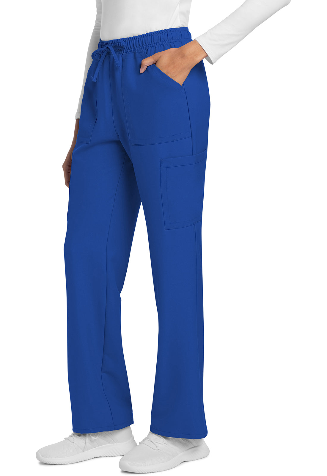 Cherokee Rechte broek met middelhoge taille en elastische tailleband met trekkoord CKE272A