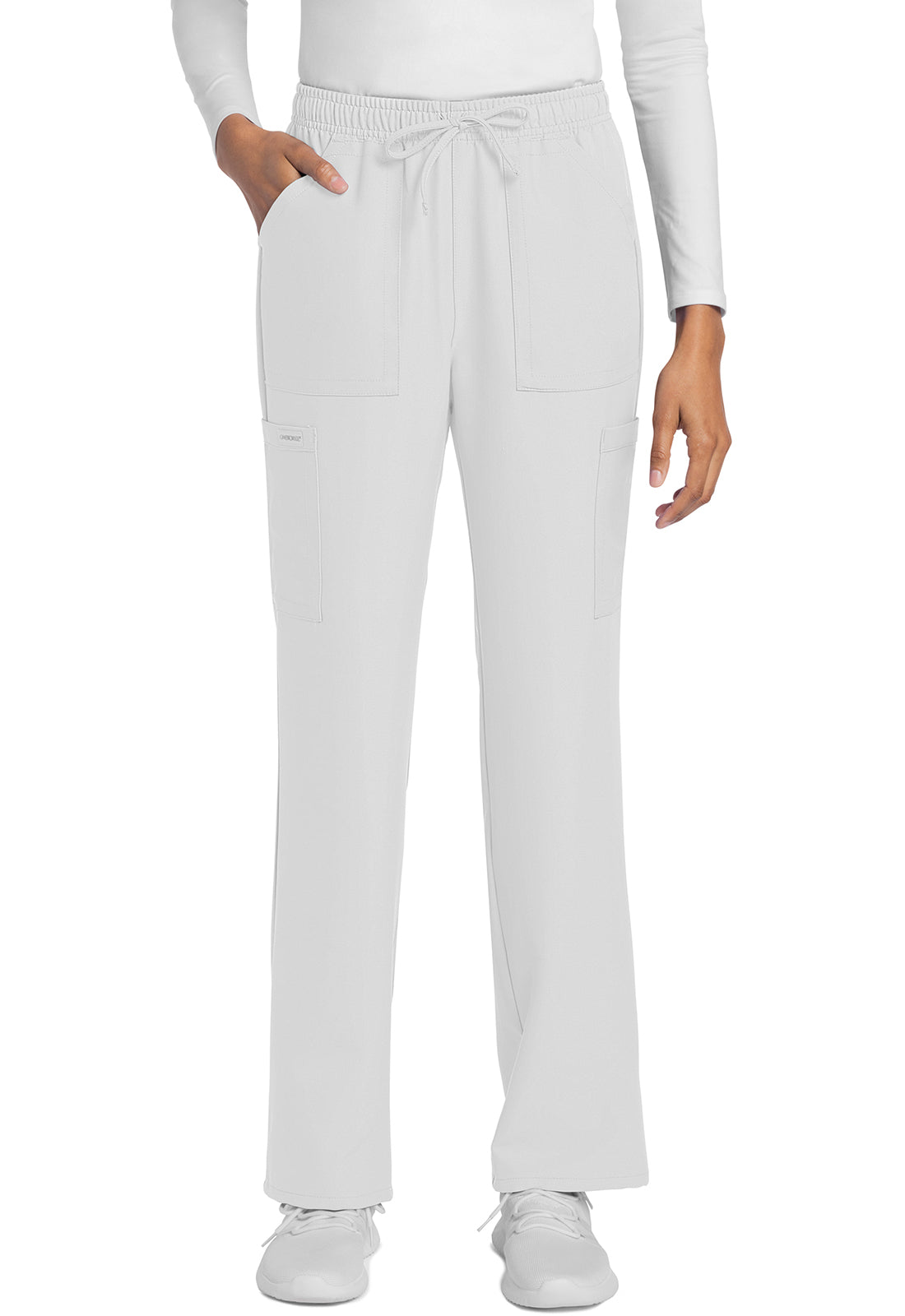 Cherokee Rechte broek met middelhoge taille en elastische tailleband met trekkoord CKE272A