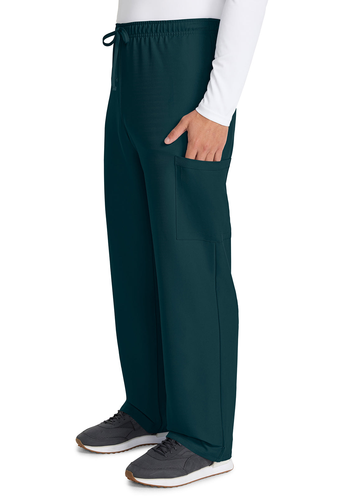 Unisex broek met trekkoord en rechte pijpen met middelhoge taille en lichtgewicht design CKE280A