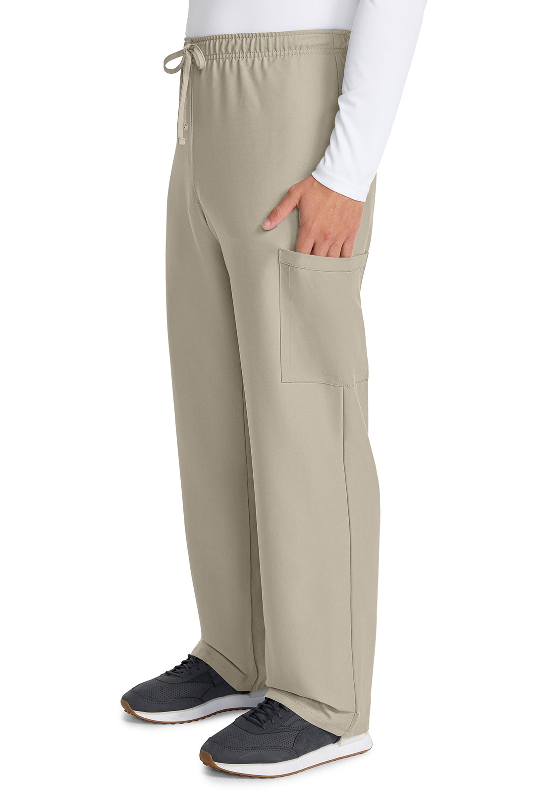 Unisex broek met trekkoord en rechte pijpen met middelhoge taille en lichtgewicht design CKE280A