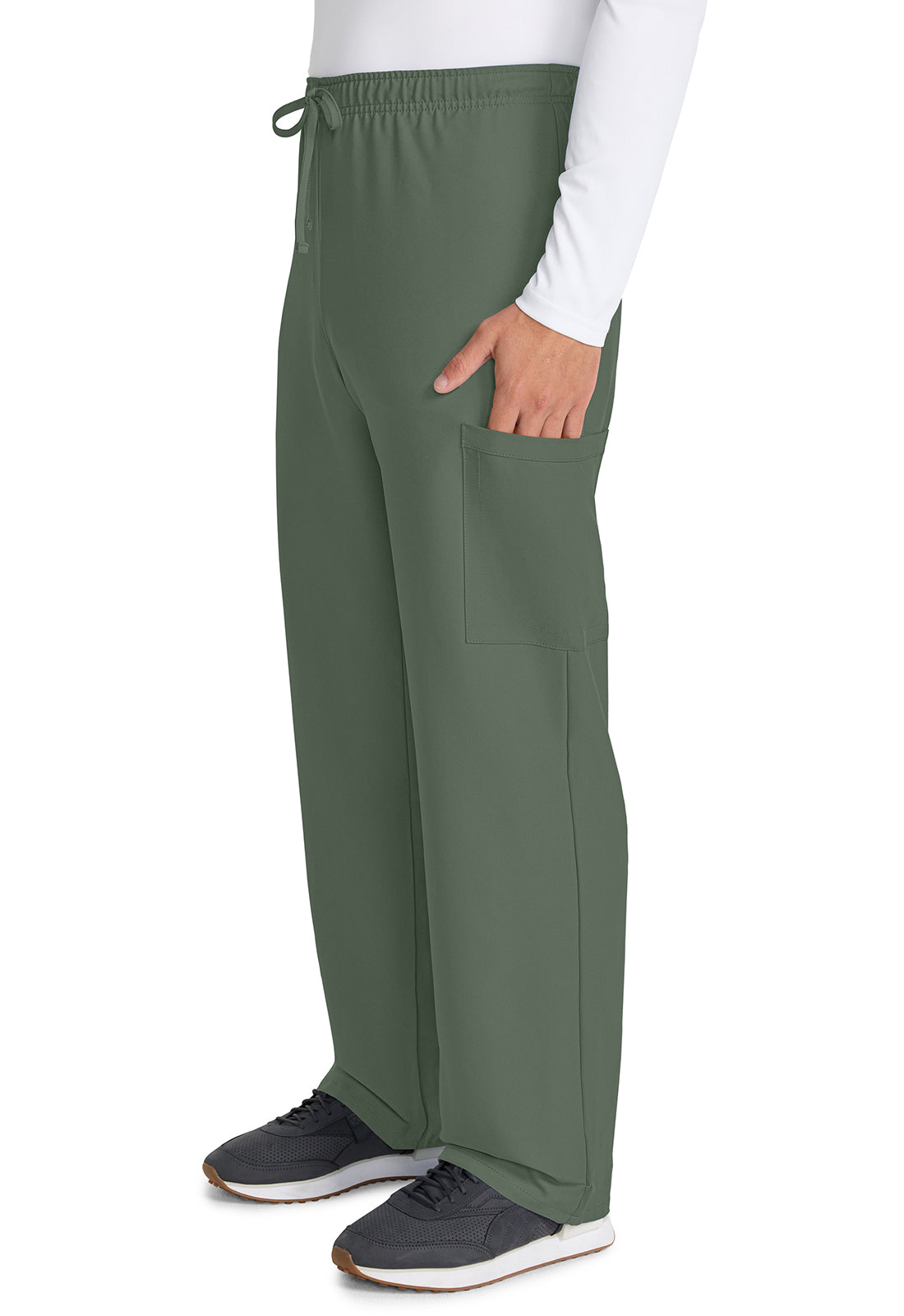 Unisex broek met trekkoord en rechte pijpen met middelhoge taille en lichtgewicht design CKE280A