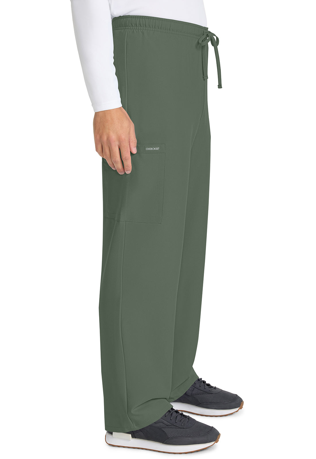 Unisex broek met trekkoord en rechte pijpen met middelhoge taille en lichtgewicht design CKE280A