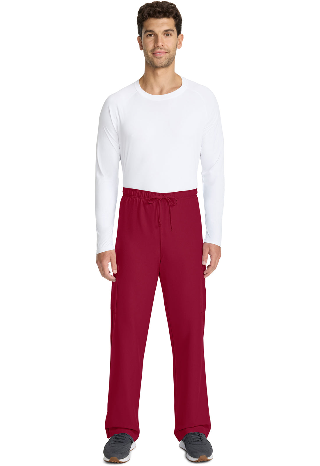 Unisex broek met trekkoord en rechte pijpen met middelhoge taille en lichtgewicht design CKE280A