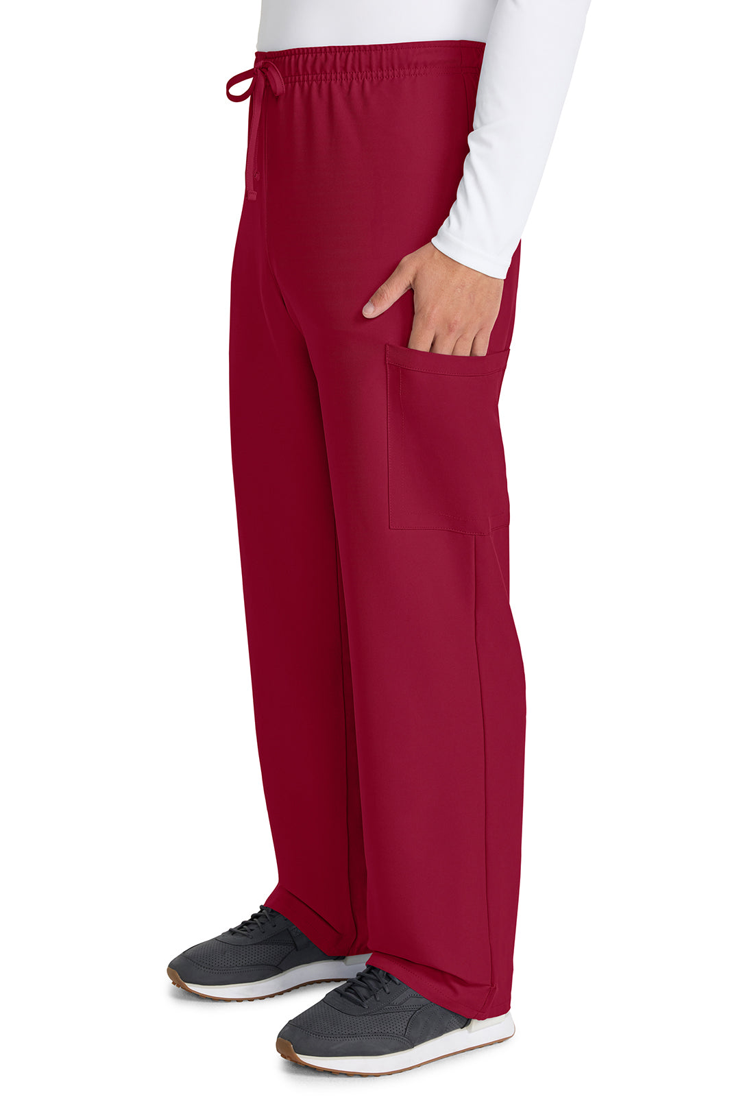 Unisex broek met trekkoord en rechte pijpen met middelhoge taille en lichtgewicht design CKE280A