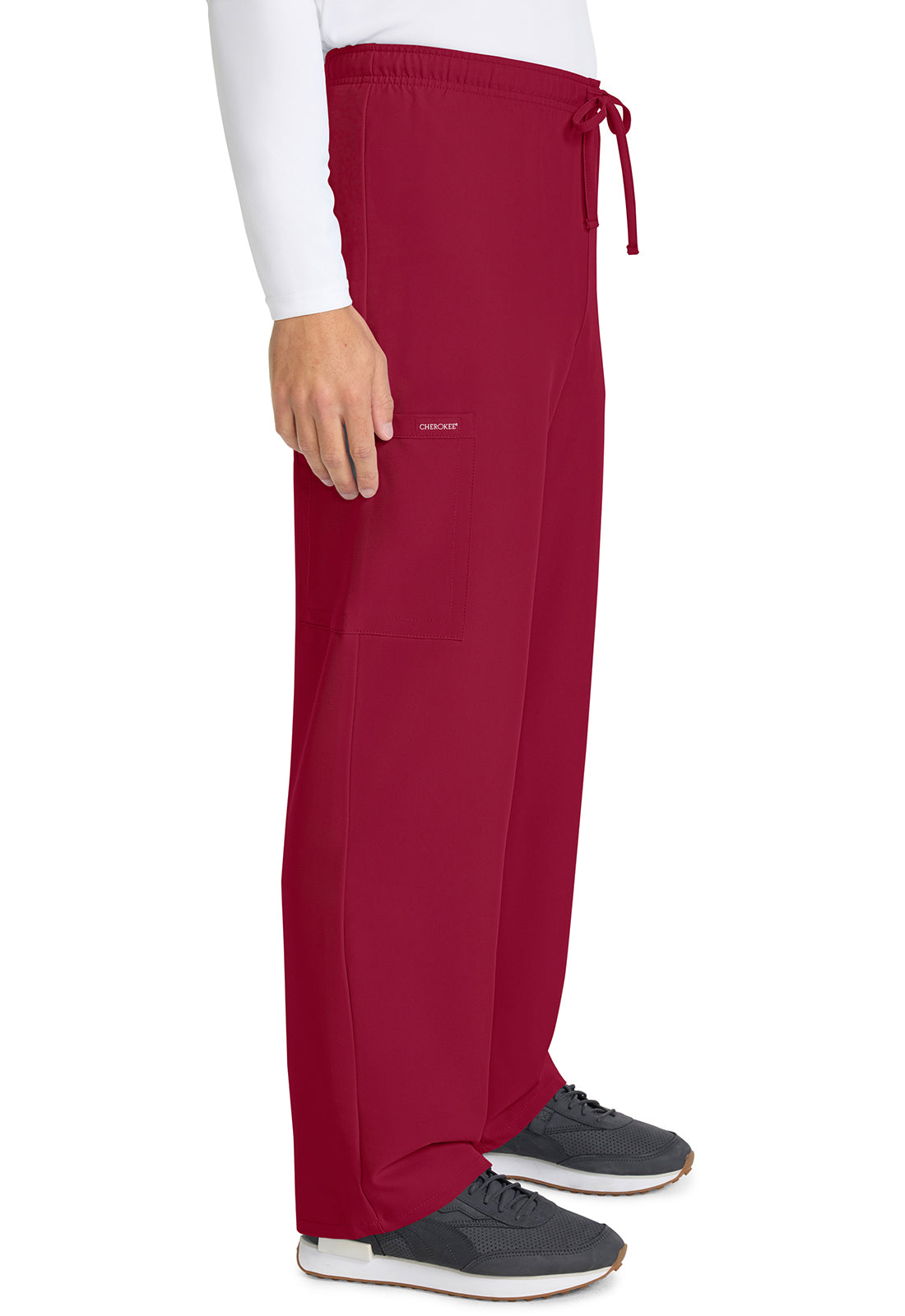 Unisex broek met trekkoord en rechte pijpen met middelhoge taille en lichtgewicht design CKE280A
