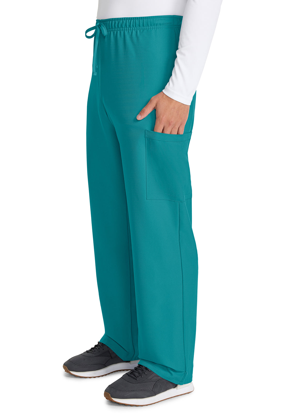 Unisex broek met trekkoord en rechte pijpen met middelhoge taille en lichtgewicht design CKE280A