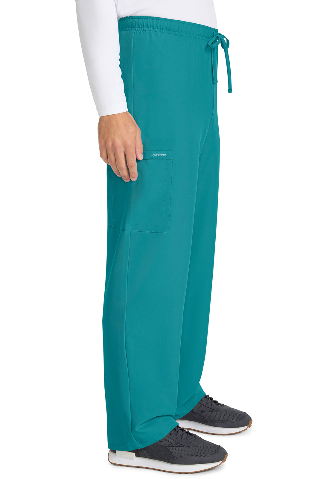 Unisex broek met trekkoord en rechte pijpen met middelhoge taille en lichtgewicht design CKE280A