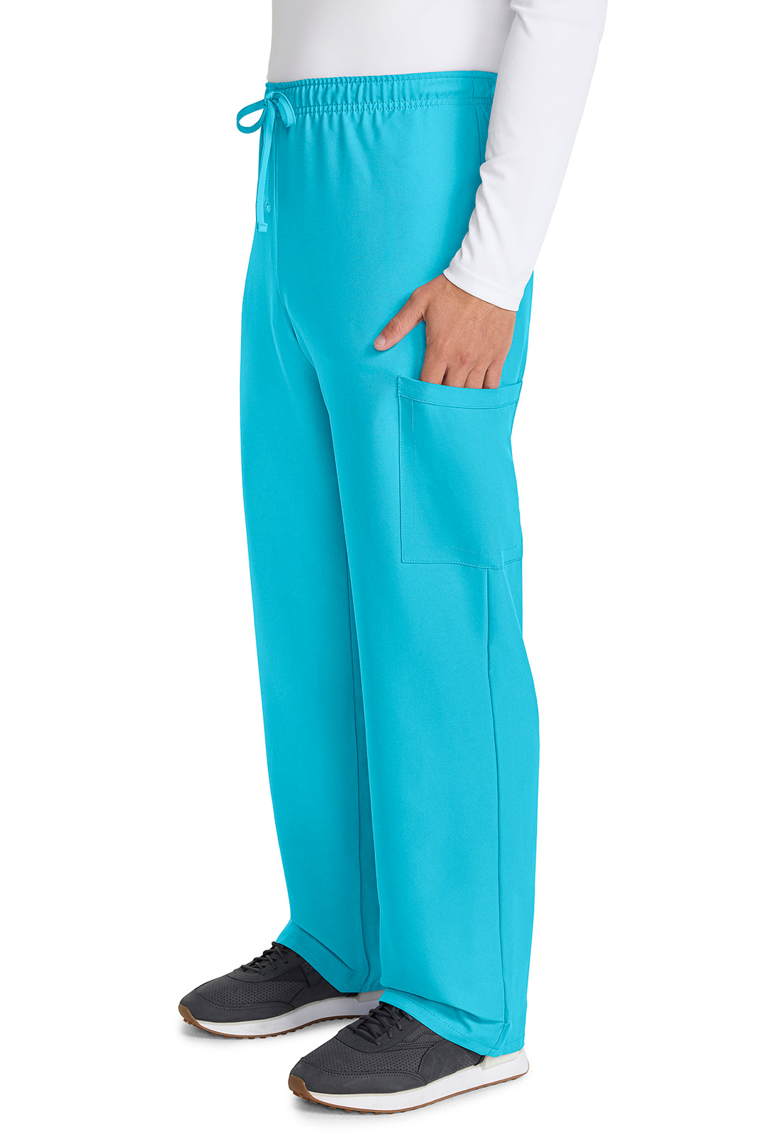 Unisex broek met trekkoord en rechte pijpen met middelhoge taille en lichtgewicht design CKE280A