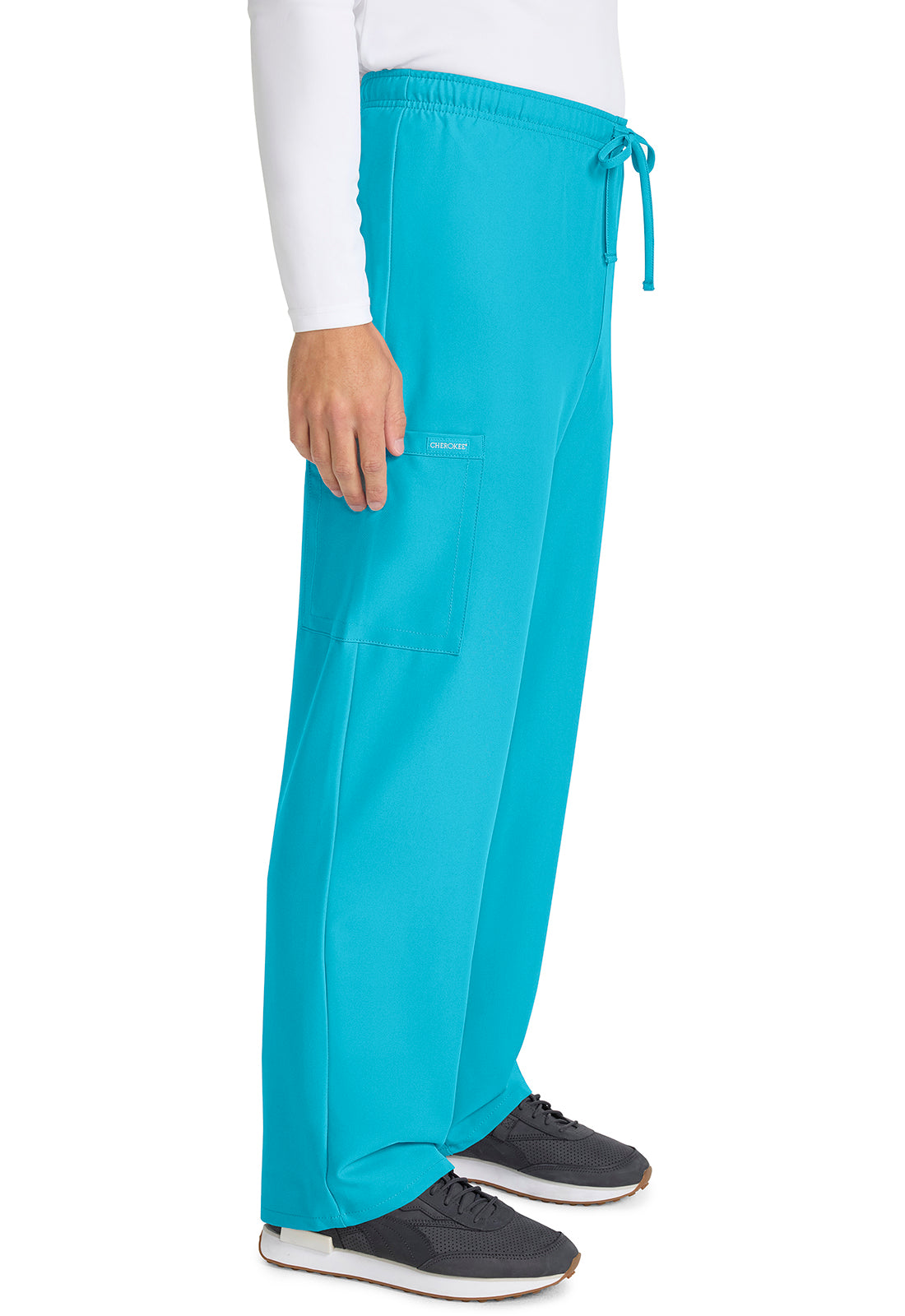 Unisex broek met trekkoord en rechte pijpen met middelhoge taille en lichtgewicht design CKE280A