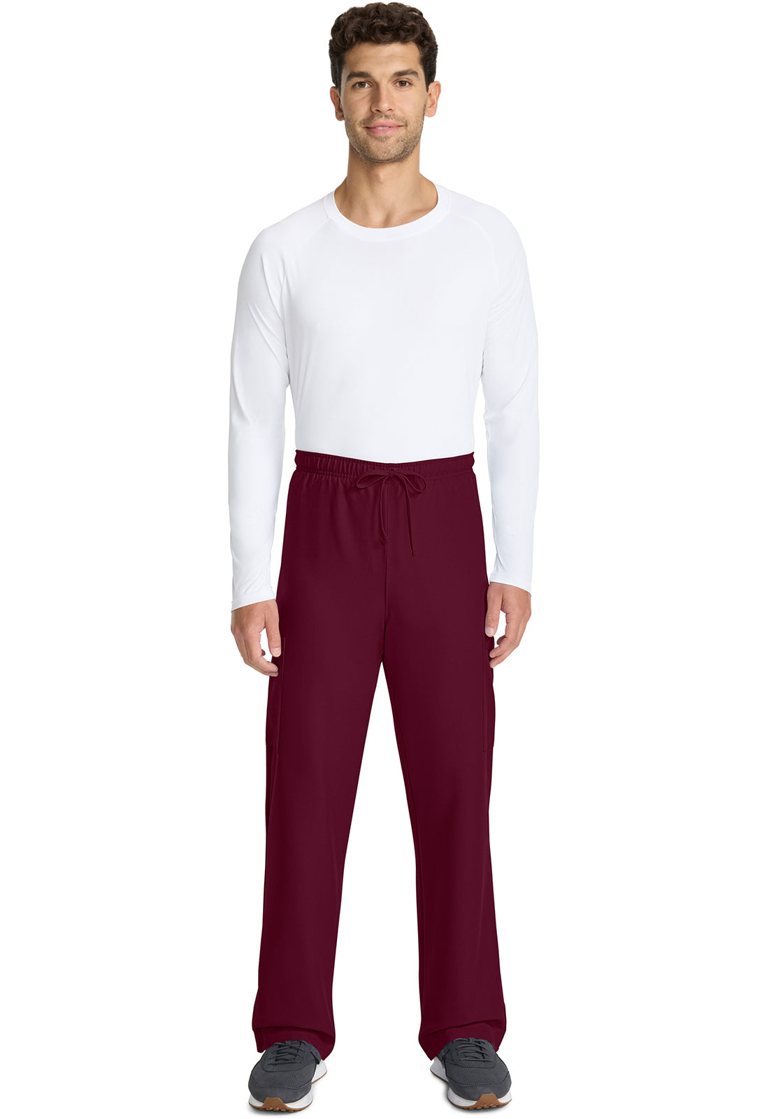 Unisex broek met trekkoord en rechte pijpen met middelhoge taille en lichtgewicht design CKE280A