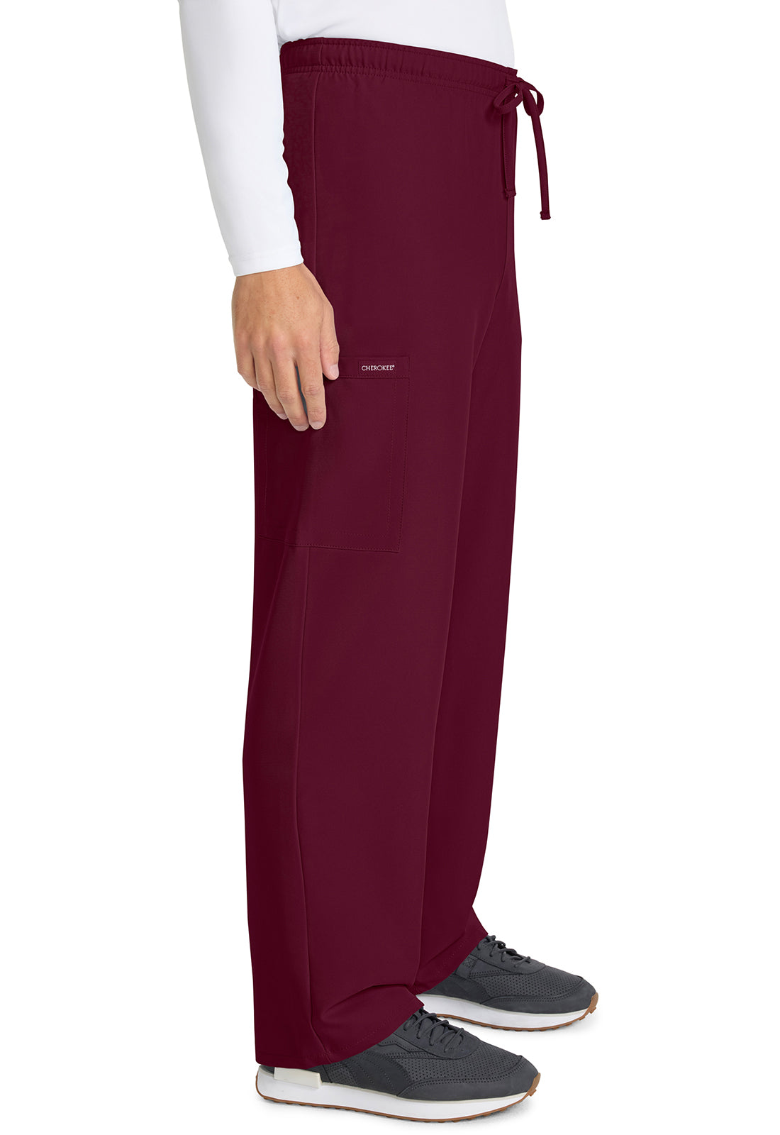 Unisex broek met trekkoord en rechte pijpen met middelhoge taille en lichtgewicht design CKE280A