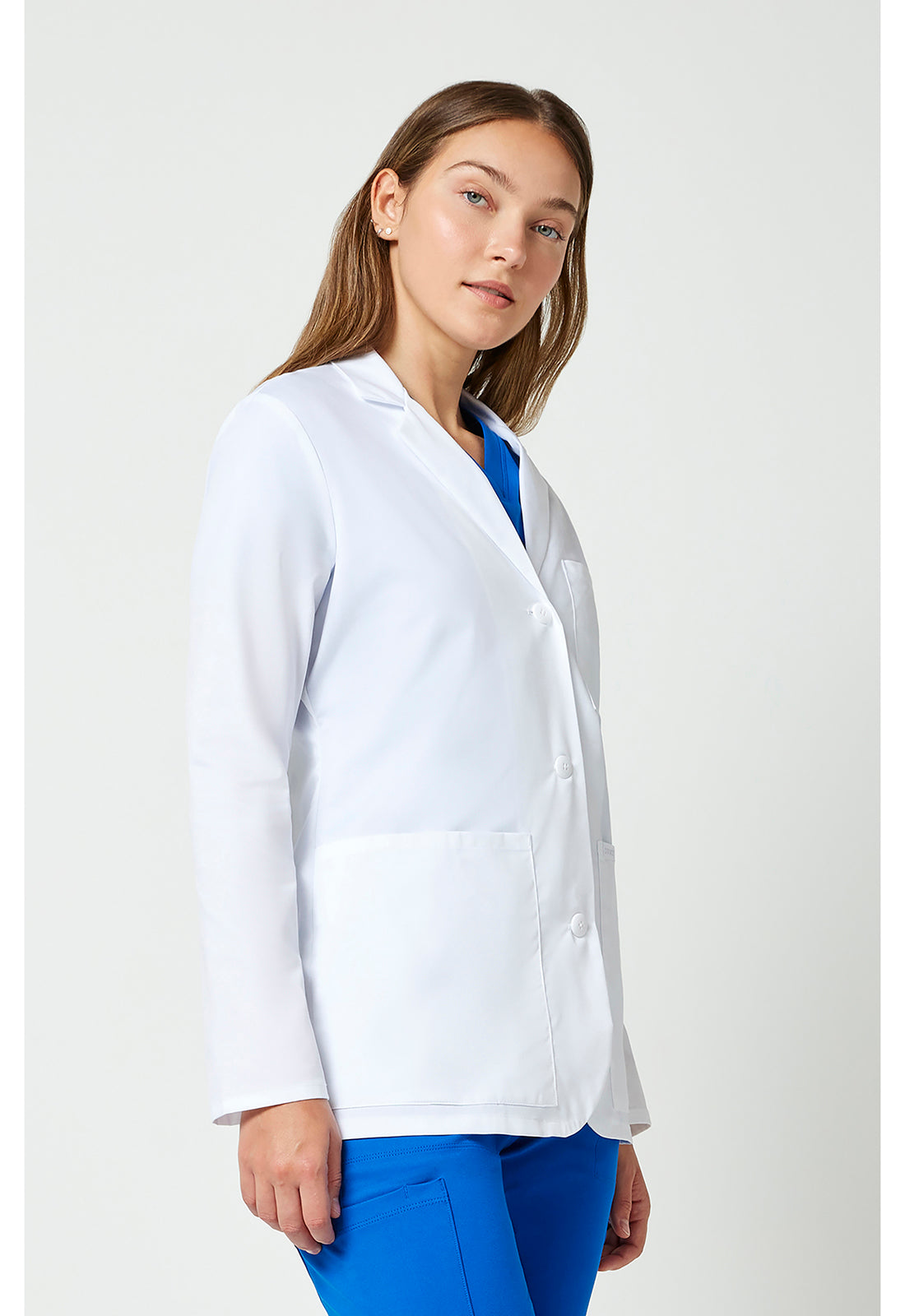 28" consultatiejas met prinsessennaden en mechanische stretch CKE451