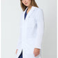 38" unisex laboratoriumjas met reverskraag en mechanische stretch CKE460