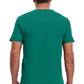 Heren T-shirt met V-hals met ribgebreide panelen en 360° stretch CKE900A