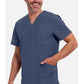 Heren T-shirt met V-hals met ribgebreide panelen en 360° stretch CKE900A