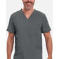 Heren T-shirt met V-hals met ribgebreide panelen en 360° stretch CKE900A