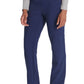 Pull-on broek met normale taille en taps toelopende pijpen met elastische tailleband en 360° stretch