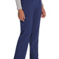 Pull-on broek met normale taille en taps toelopende pijpen met elastische tailleband en 360° stretch