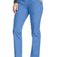 Pull-on broek met middelhoge taille en taps toelopende pijpen met elastische tailleband en cargozakken