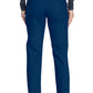Pull-on broek met middelhoge taille en taps toelopende pijpen met elastische tailleband en cargozakken