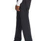 Herenbroek met middelhoge taille en rechte pijpen met elastische tailleband en 2-way stretch