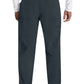 Herenbroek met middelhoge taille en rechte pijpen met elastische tailleband en 2-way stretch