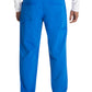 Herenbroek met middelhoge taille en rechte pijpen met elastische tailleband en 2-way stretch