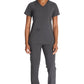 Top met V-hals dames met moderne pasvorm en 360° stretch