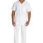 Heren T-shirt met V-hals met moderne pasvorm en 360° stretch