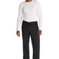Unisex broek met trekkoord met elastische tailleband en rechte pijpen