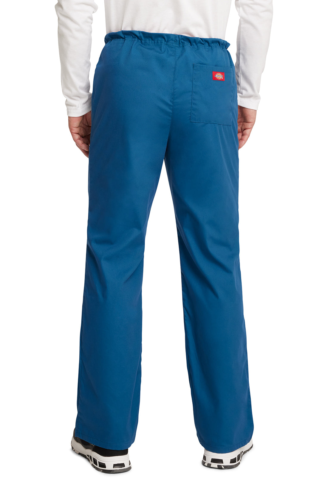 Unisex broek met trekkoord met elastische tailleband en rechte pijpen