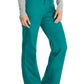 Unisex broek met trekkoord met elastische tailleband en rechte pijpen