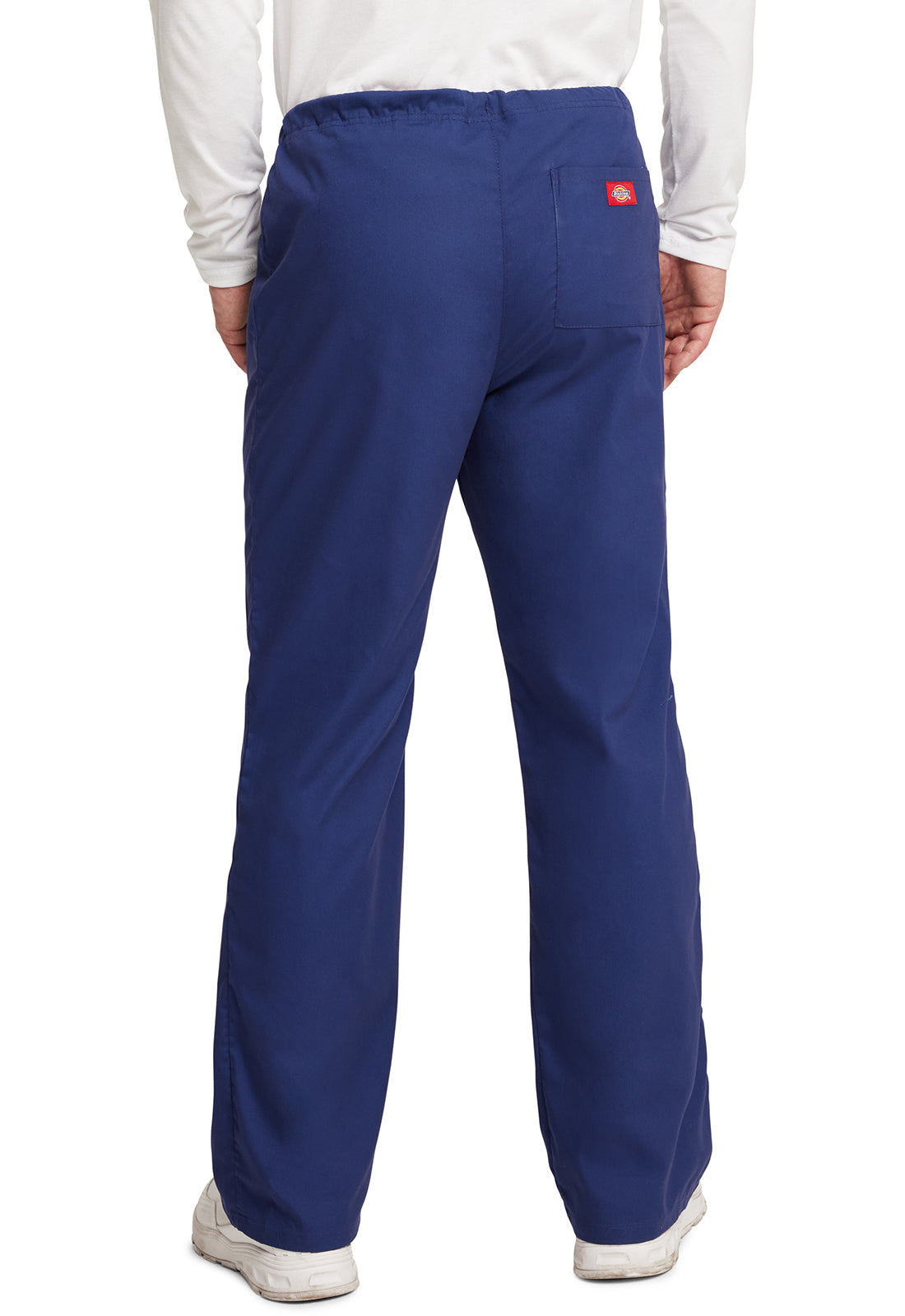 Unisex broek met trekkoord met elastische tailleband en rechte pijpen