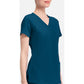 Monica Top dames met V-hals en moderne pasvorm met stretchmateriaal