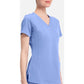 Monica Top dames met V-hals en moderne pasvorm met stretchmateriaal