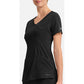 Madison top dames met overslaglook en moderne pasvorm