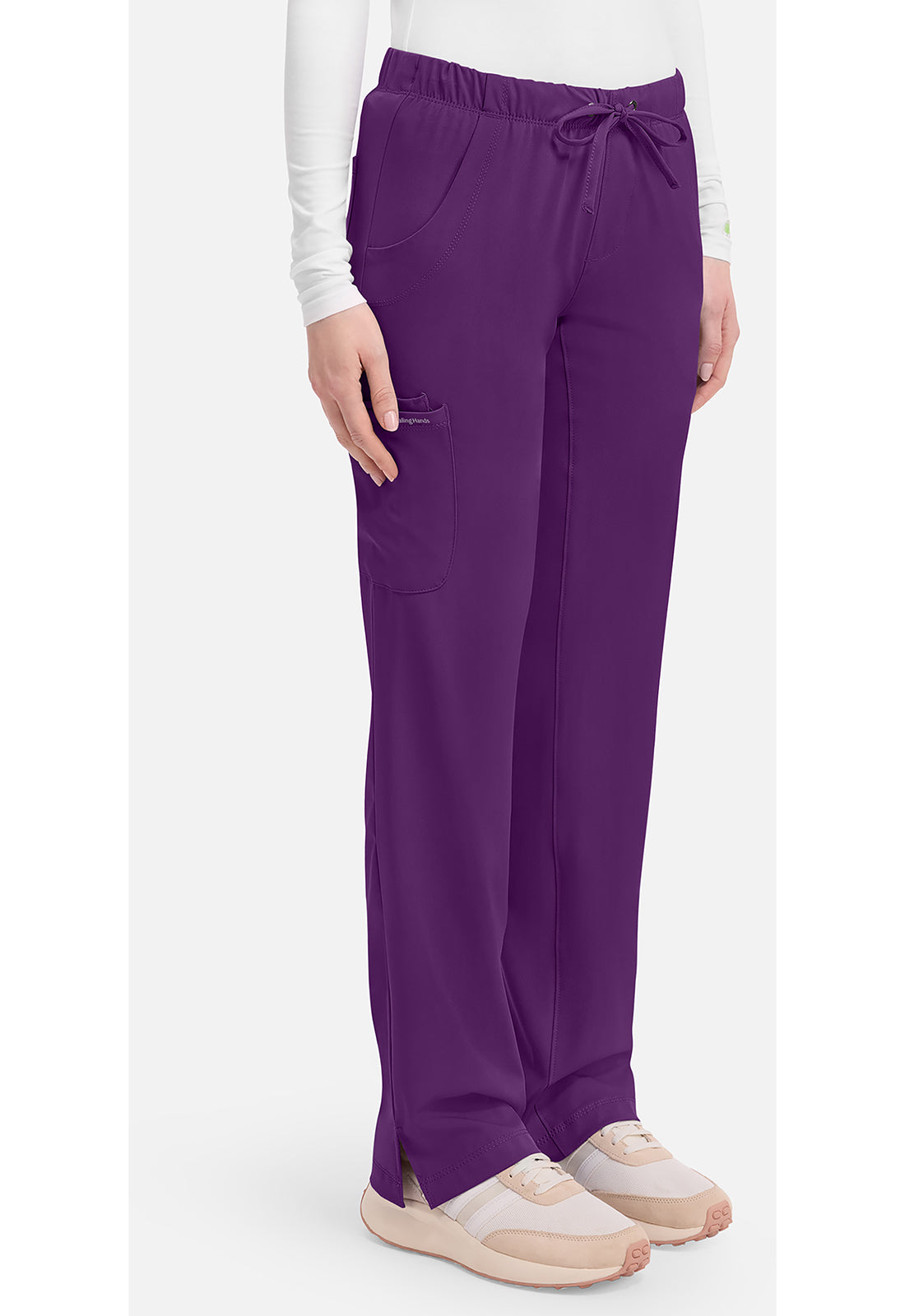 Rebecca Pant dames met middelhoge taille en rechte pijpen