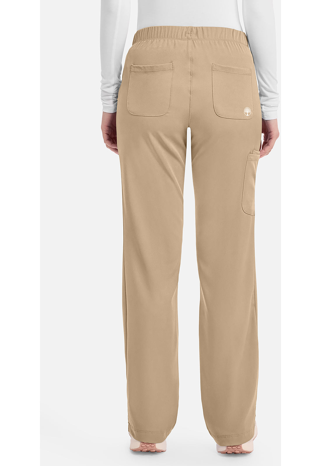 Rebecca Pant dames met middelhoge taille en rechte pijpen