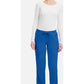 Rebecca Pant dames met middelhoge taille en rechte pijpen
