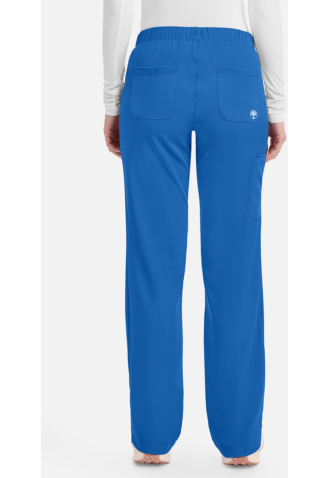 Rebecca Pant dames met middelhoge taille en rechte pijpen