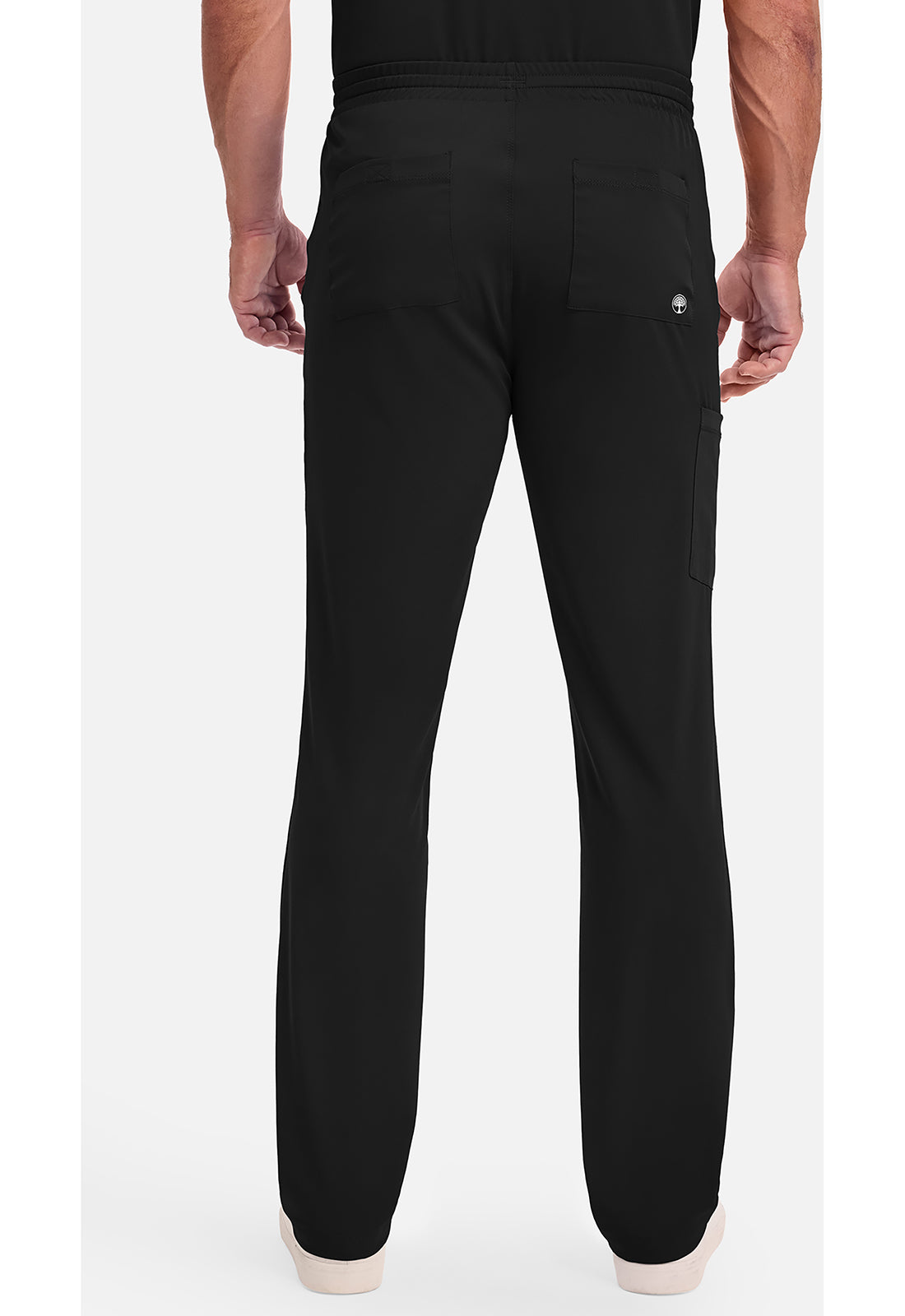 Ryan Pant met middelhoge taille en elastische tailleband met trekkoord