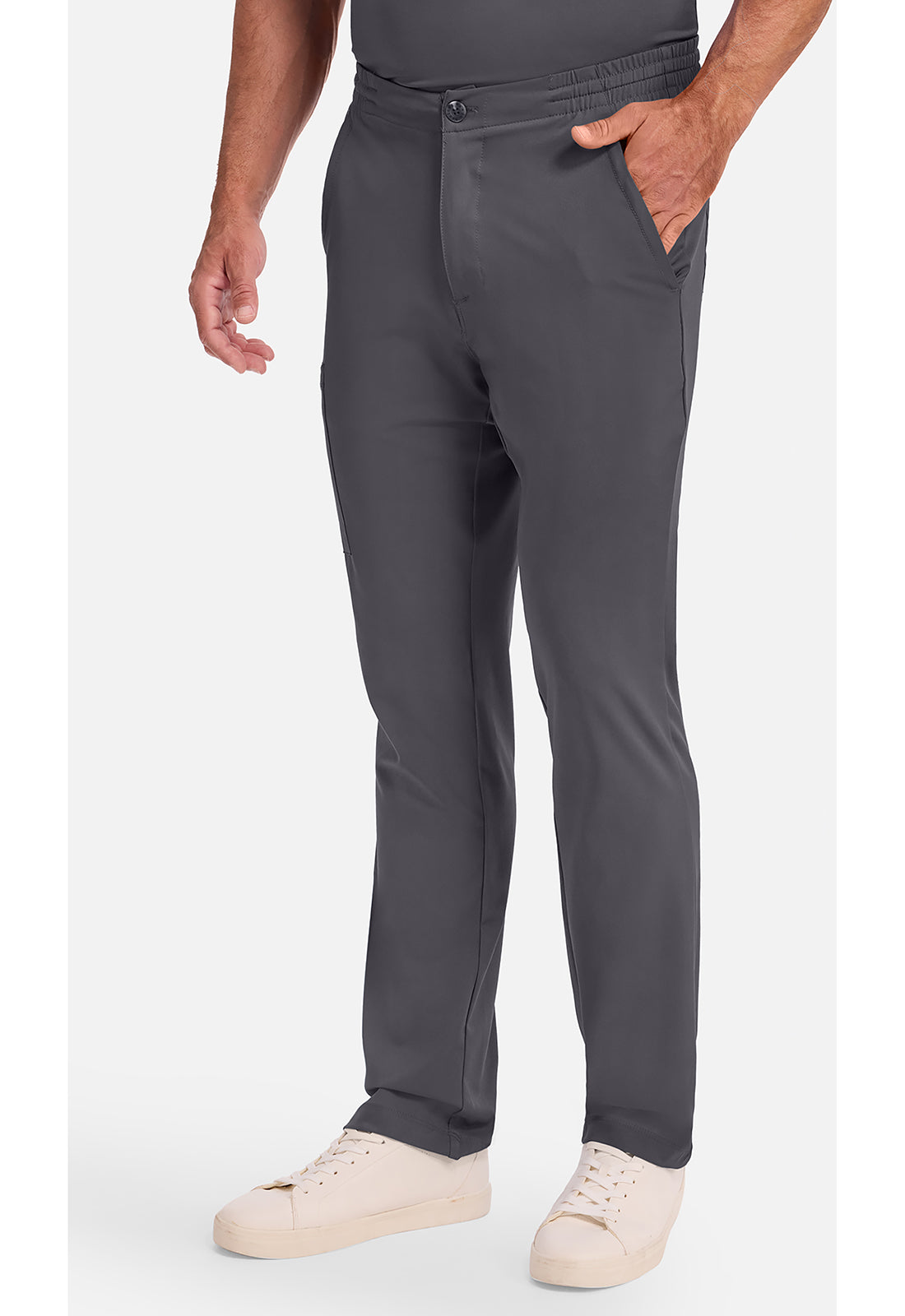 Ryan Pant met middelhoge taille en elastische tailleband met trekkoord