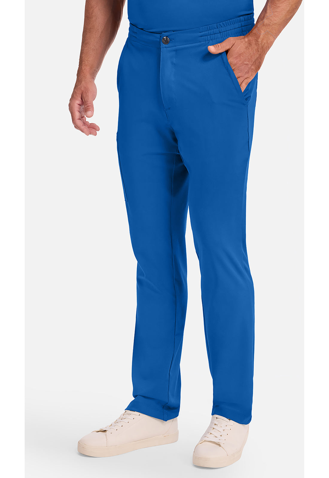 Ryan Pant met middelhoge taille en elastische tailleband met trekkoord