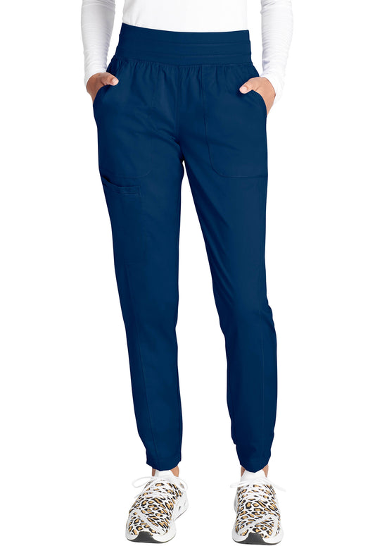 Natural Rise Jogger met ademende mesh tailleband en 2-way stretch WWE011