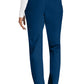 Trekkoordbroek met middelhoge taille en taps toelopende pijpen met elastische tailleband