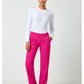 Cherokee Workwear Pull-on broek met middelhoge taille en rechte pijpen met elastische tailleband en cargozak WWE110